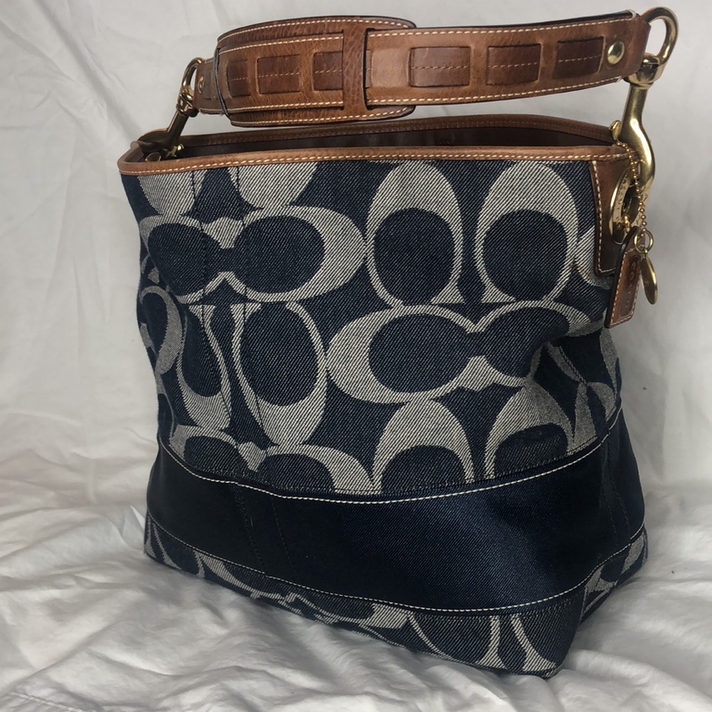 Vintage Coach Zoe Denim Hobo bag